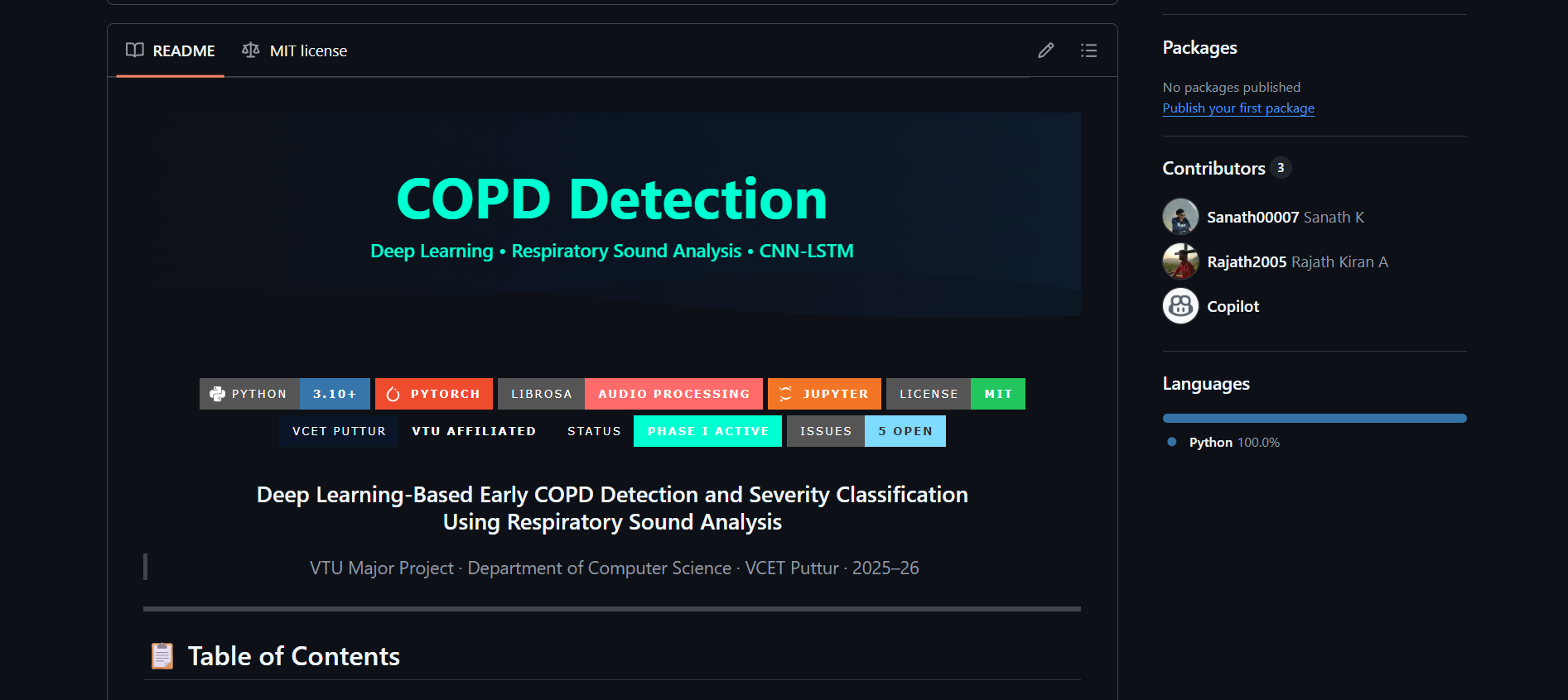 COPD Detection