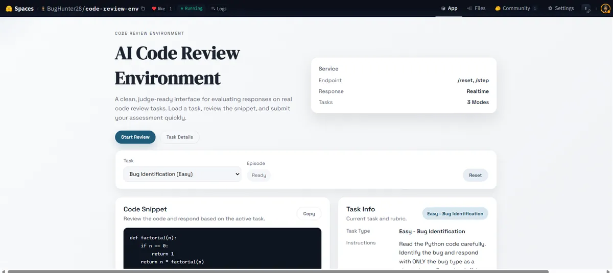 Code Review Env