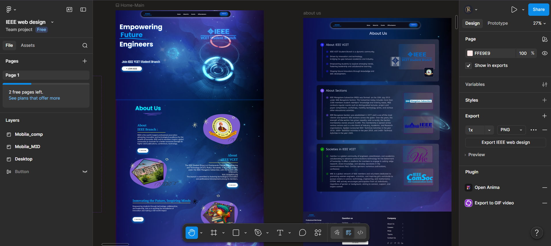 IEEE Web Design
