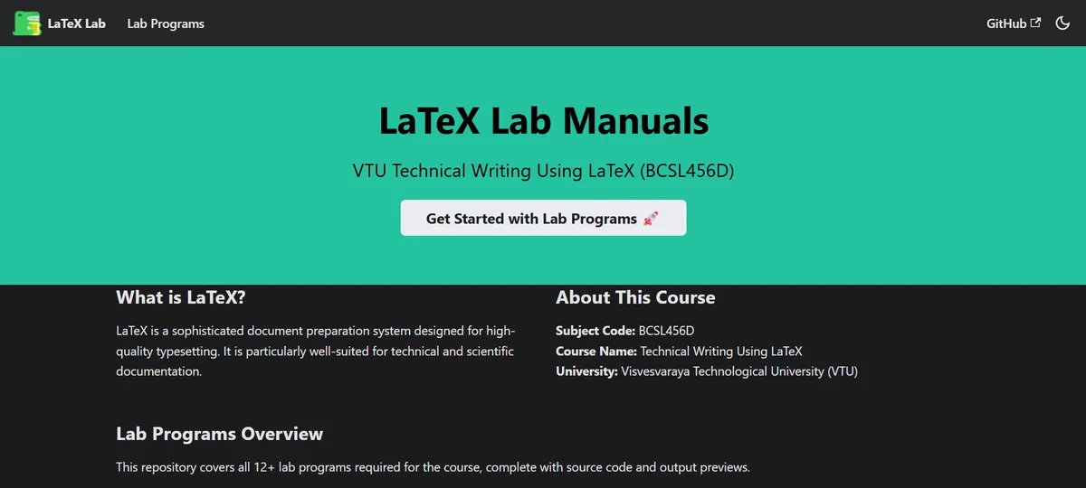 Latex Lab