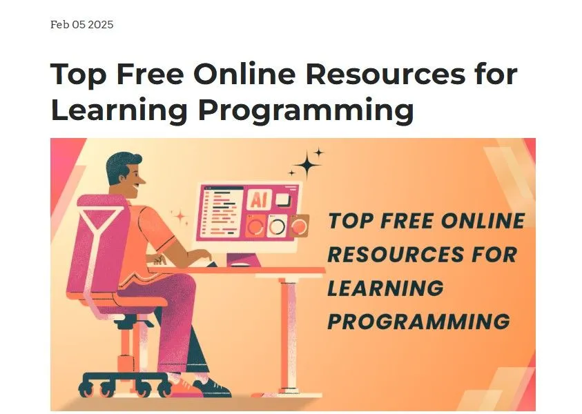 Top Free Online Resources for Learning Programming