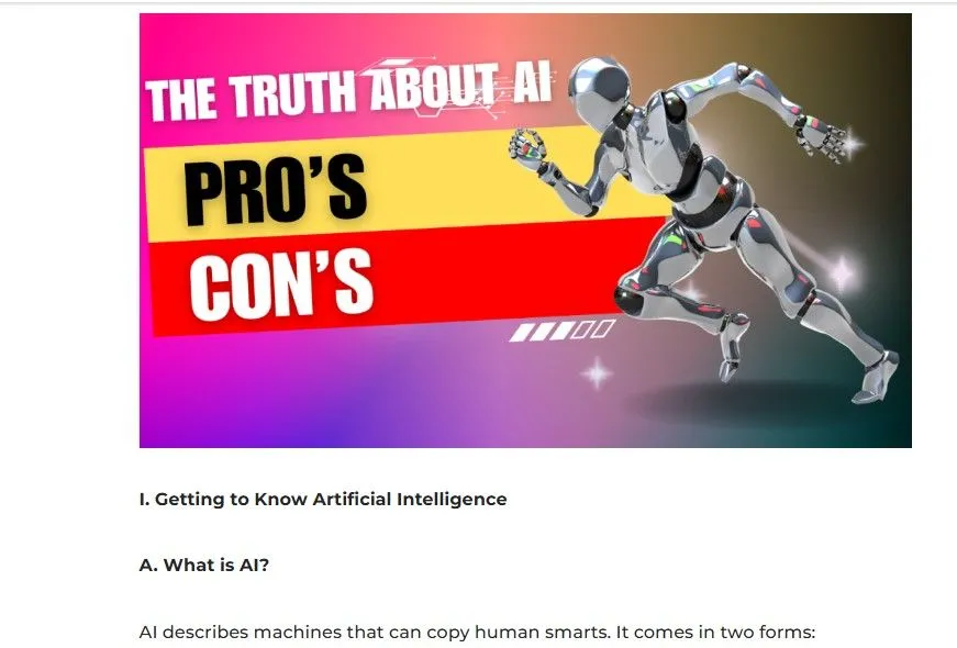 The Truth About AI: Pro's & Con's