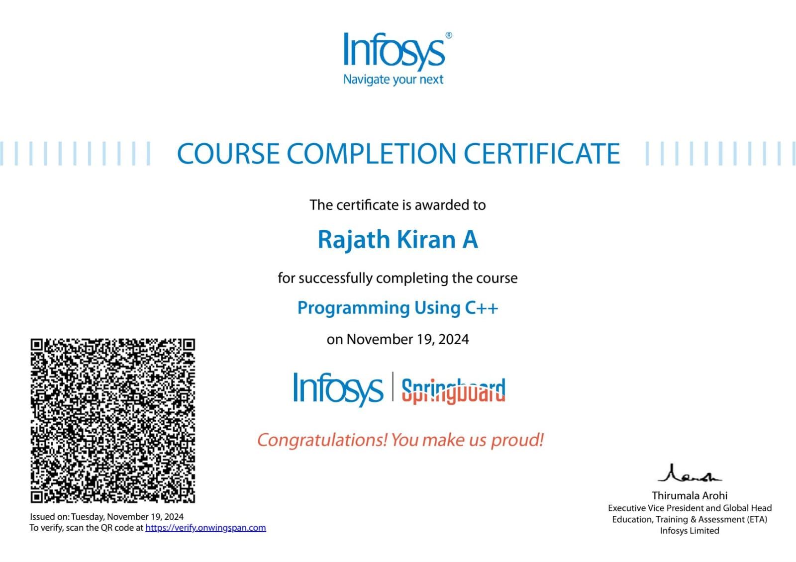 Certificate 2
