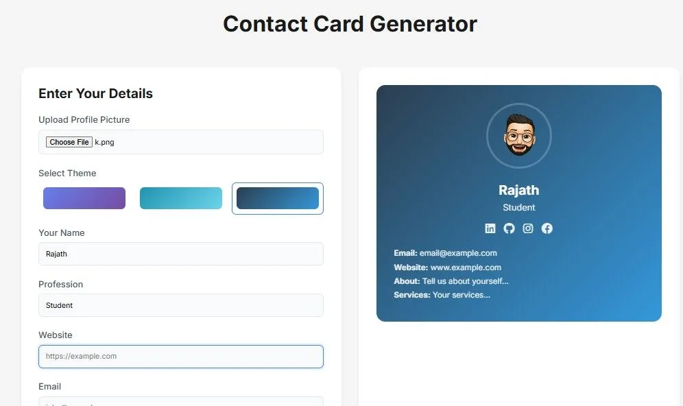 Card Generator